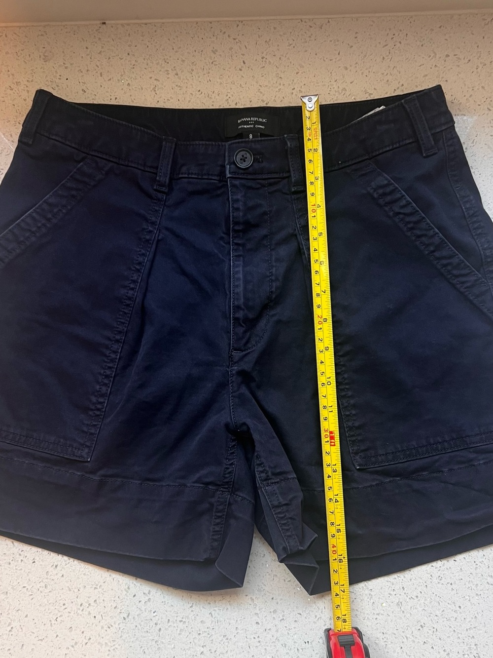 Banana Republic Navy Chino Short